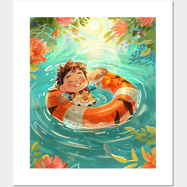 Calvin and Hobbes Vivacious Ventures Wall Art by Thunder Lighthouse